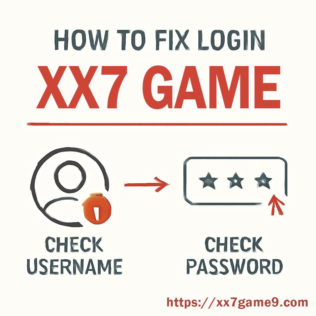 XX7 login recovery reference screen
