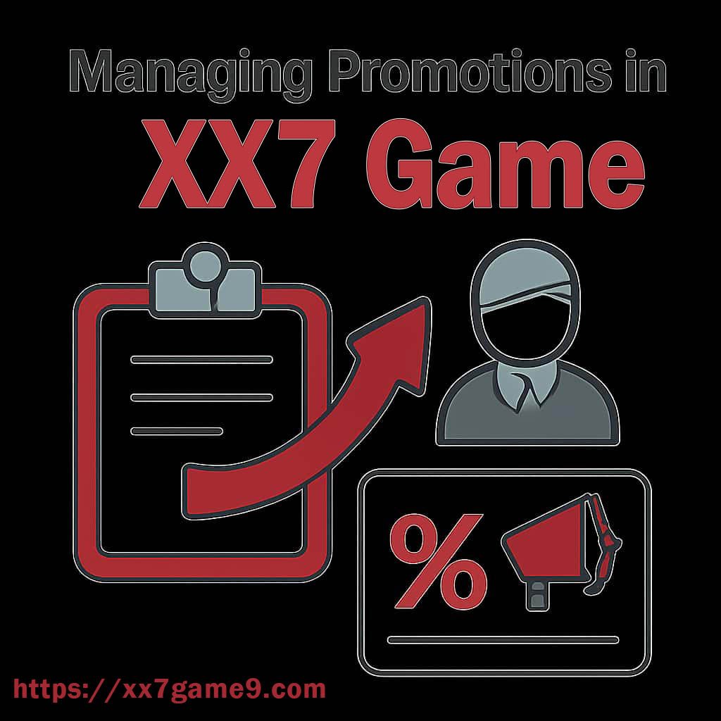 XX7 promotion management reference screen