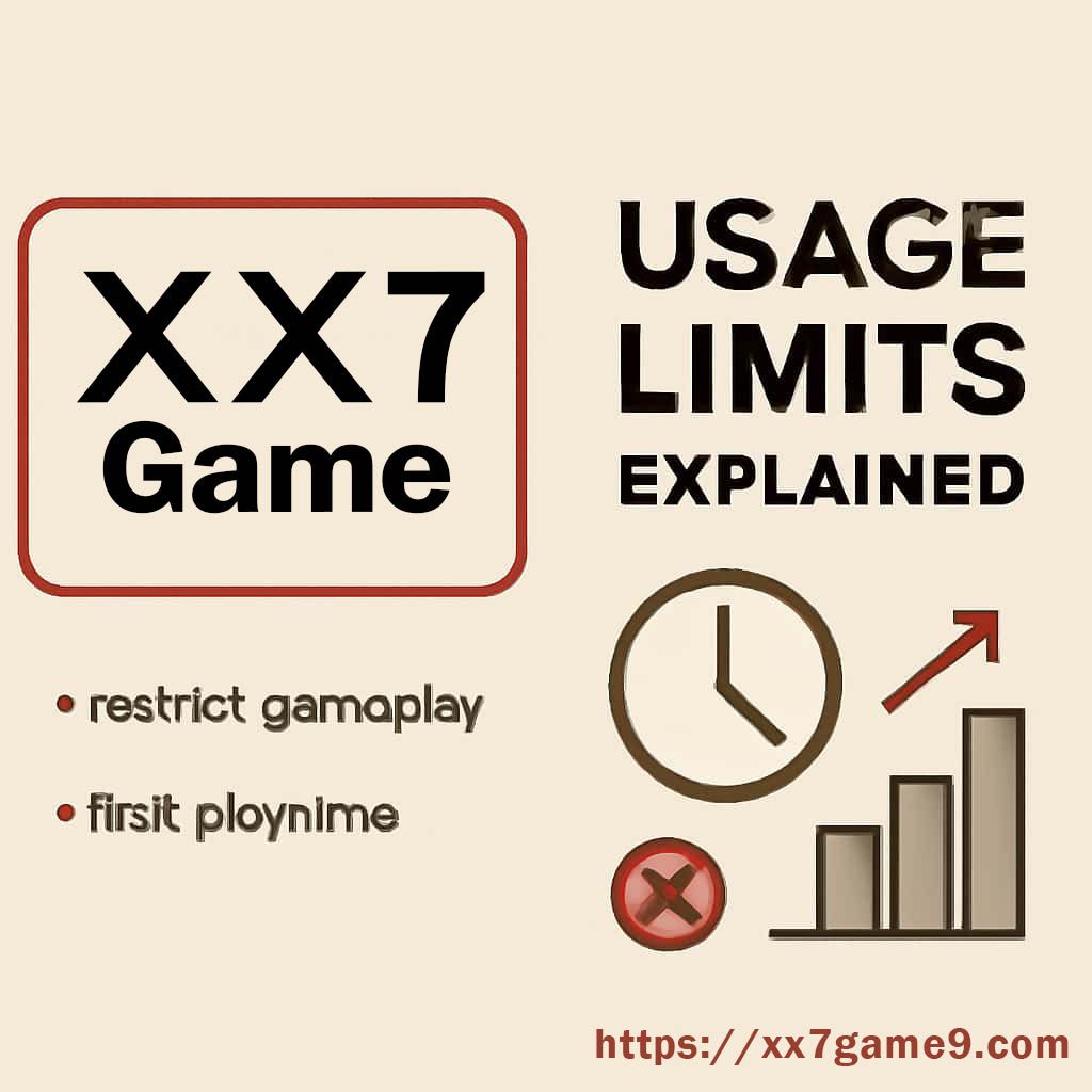 XX7 usage limits reference screen